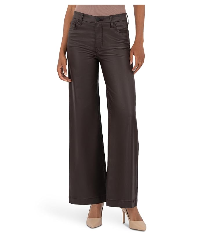 KUT from the Kloth Meg High-rise Fab Ab Wide Leg Wide Hem - Image 4
