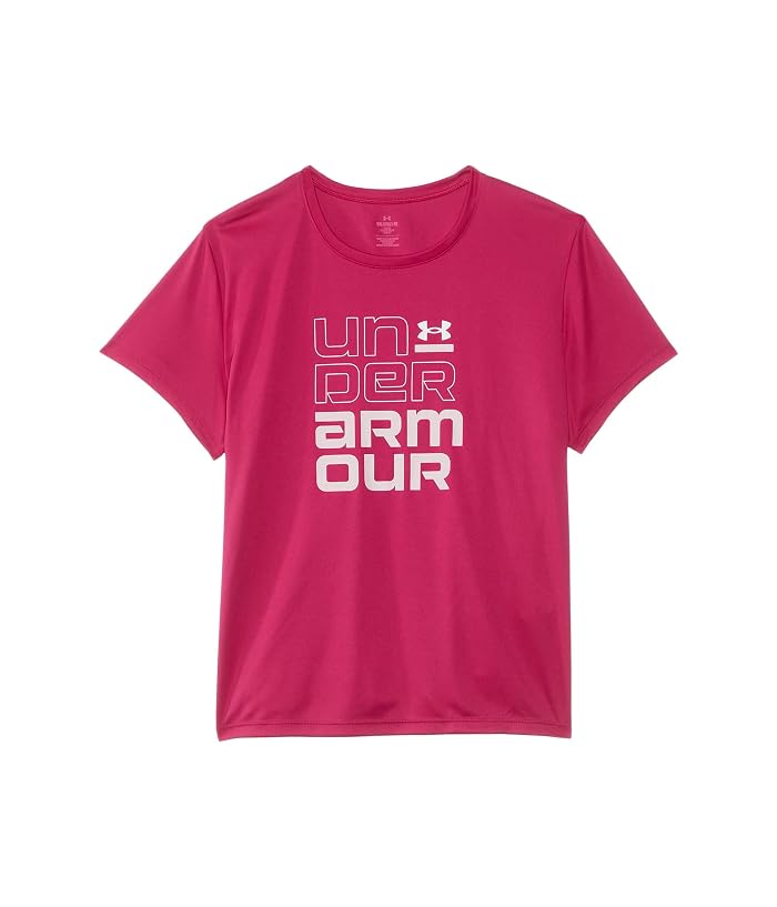 Under Armour Kids Tech Split Wordmark Short Sleeve T-Shirt (Big Kid) - Image 4