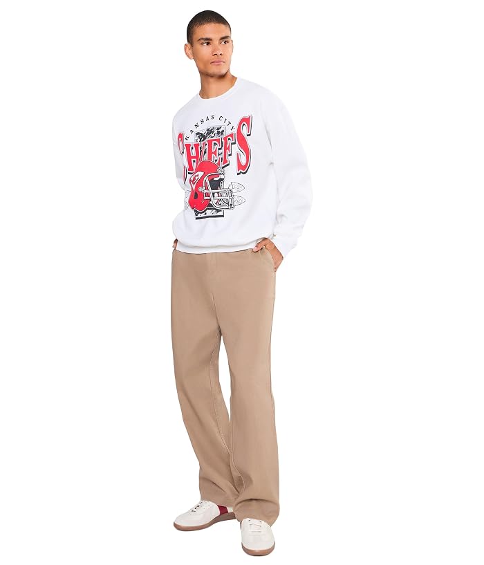 Junk Food Clothing NFL Kansas City Chiefs Conversion Crew Fleece - Image 2