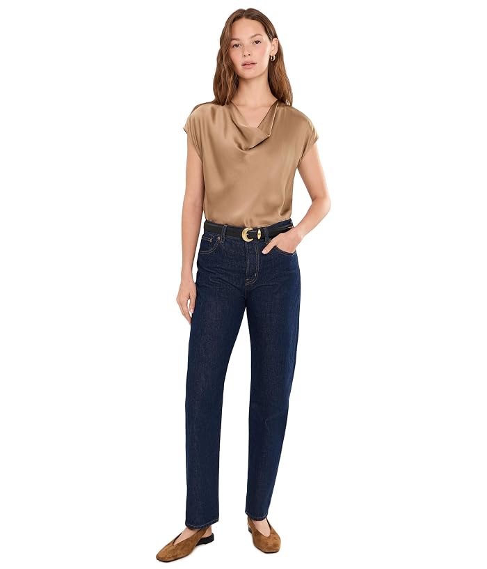 Vince Cowl Neck Cap Sleeve Blouse - Image 2