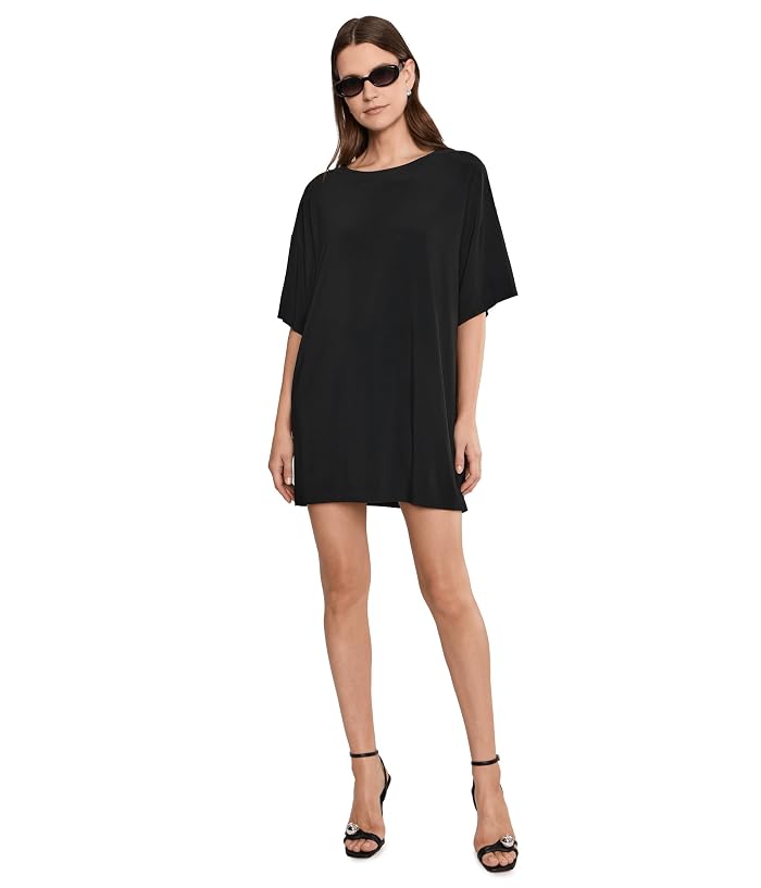 Norma Kamali Short Sleeve Boxy Mini Dress - Image 2