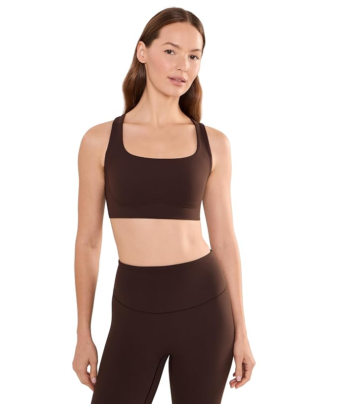 Beyond Yoga Glowzone Medium Impact Scoop Neck Bra