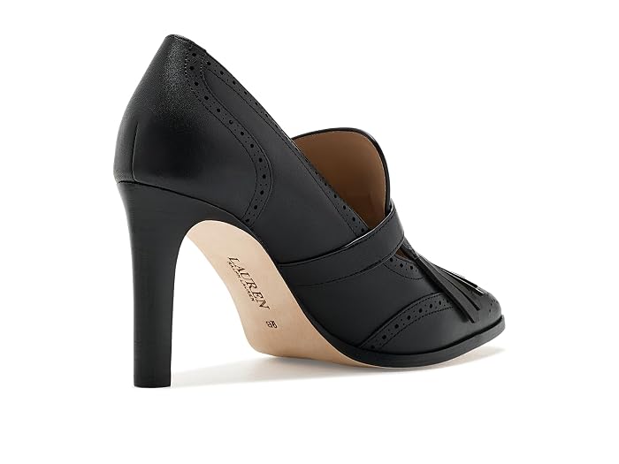 Lauren Ralph Lauren Colleen Perforated Calfskin Kiltie Pumps - Image 3