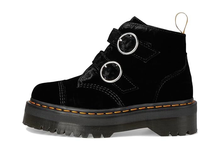 Dr. Martens Vegan Devon Velvet Platform Boots - Image 4
