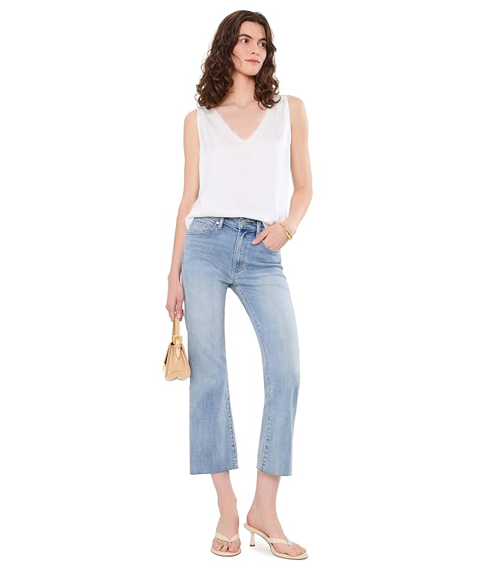 Liverpool Los Angeles Mid-Rise Hannah Crop Flare Jeans with Cut Hem 25.5" Inseam - Image 2