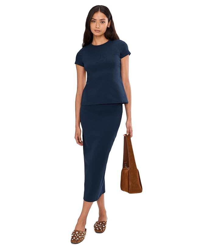 Vince Camuto Short Sleeve Shirt with Keyhole Back - Image 2