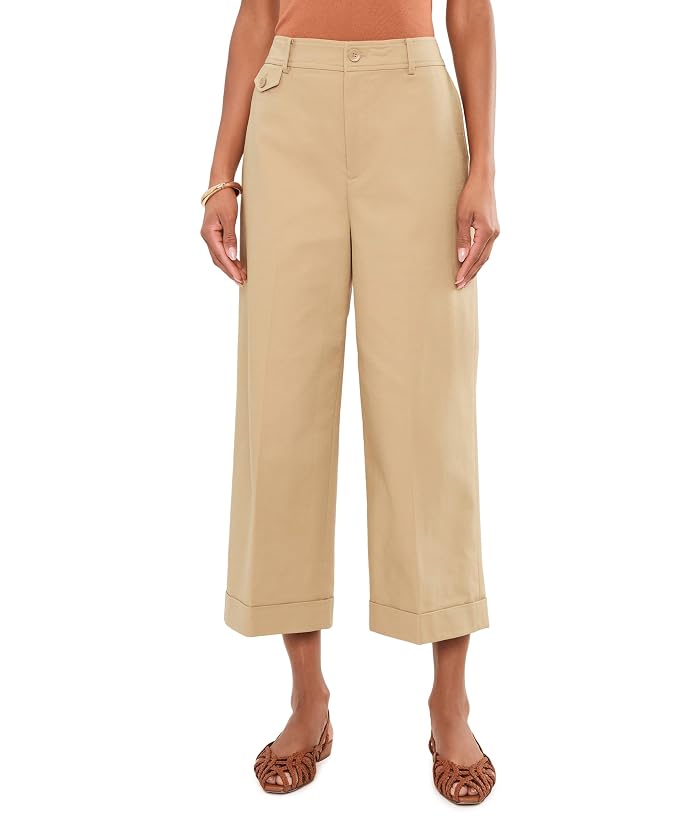 Lauren Ralph Lauren Double-Faced Stretch Cotton Cropped Pants