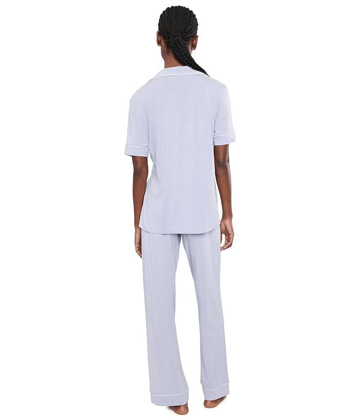 Eberjey Gisele Printed Short Sleeve Pants Pajama - Image 3