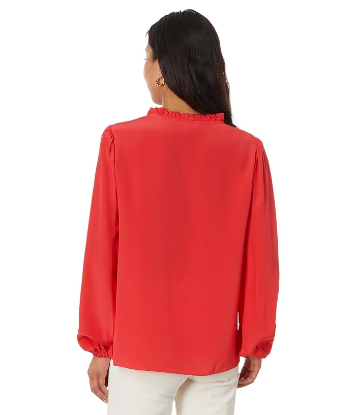 Lilly Pulitzer Giana Long Sleeve Silk To - Image 2