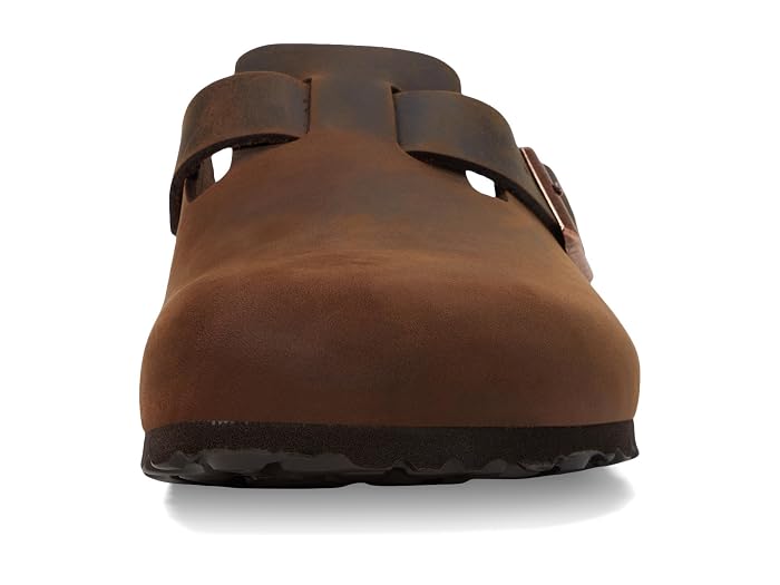 Birkenstock Boston Clog Soft Footbed - Oiled Leather (Unisex) - Image 2