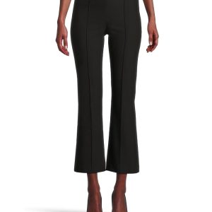 Vince Mid Rise Pintuck Crop Flare Pants