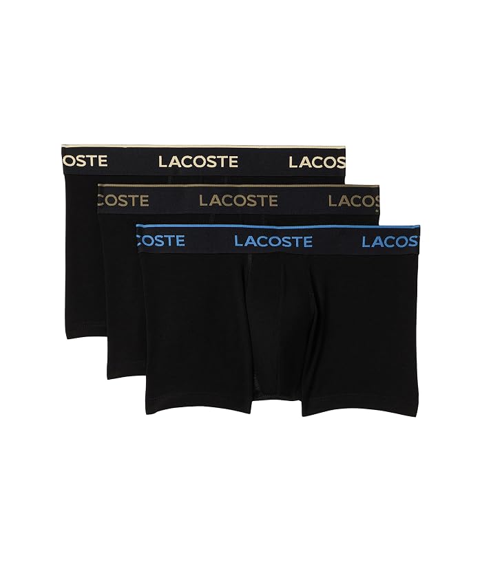 Lacoste 3-Pack Crocodile Logo Trunks
