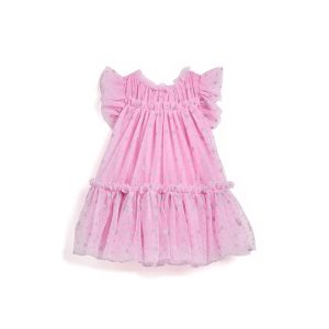 Lola and The Boys Shimmer Stars Tulle Dress (Toddler/Little Kid)
