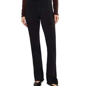 Paige 32" High-Rise Laurel Canyon in Black Shadow