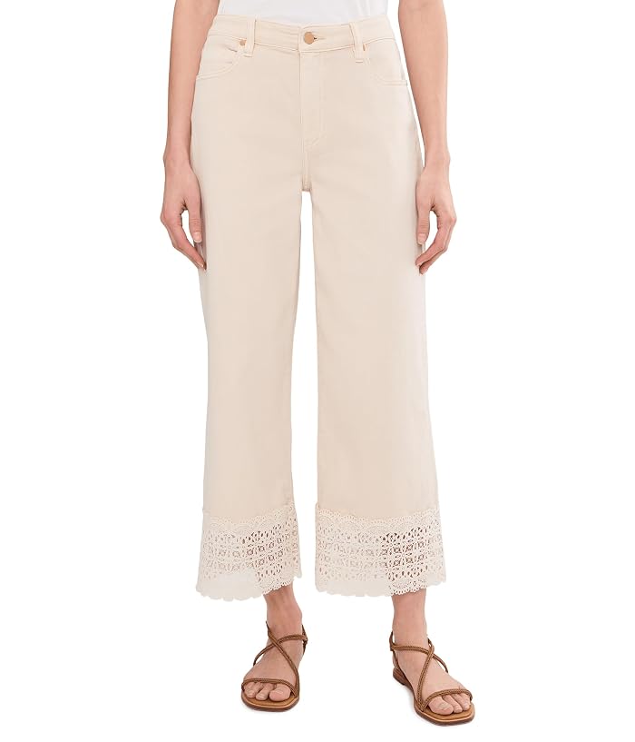 Liverpool Los Angeles Mid-Rise Stride Wide Leg Pant With Lace Trim 27" Inseam