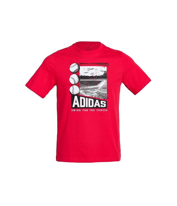 adidas Kids Baseball Poster Tee (Big Kid) - Image 4
