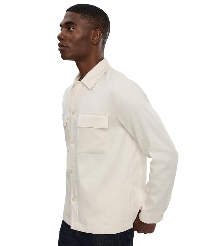 Vince Stretch Linen Chore Coat - Image 3