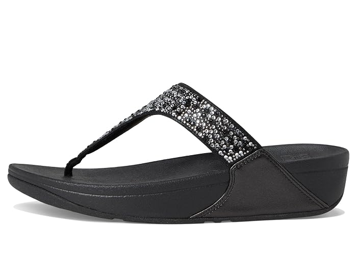 FitFlop Lulu Crystal-Mix Toe-Post Sandals - Image 2