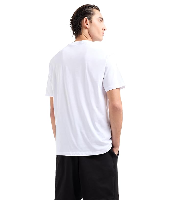 Armani Exchange Black/Gold Icon Logo Tee - Image 2