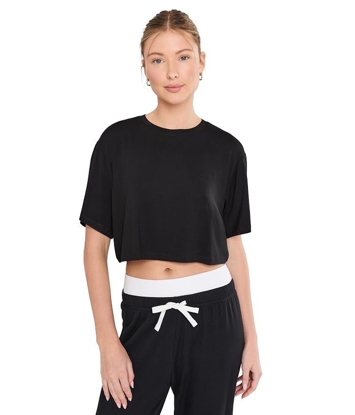 Splits59 Djuna Oversized Crop Jersey Tee