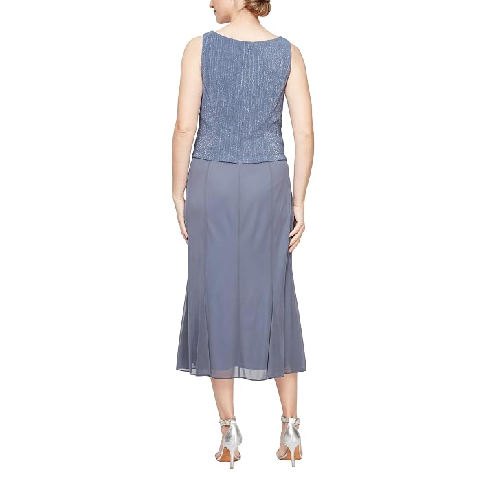 Alex Evenings Tea Length Jacket Dress - Image 4