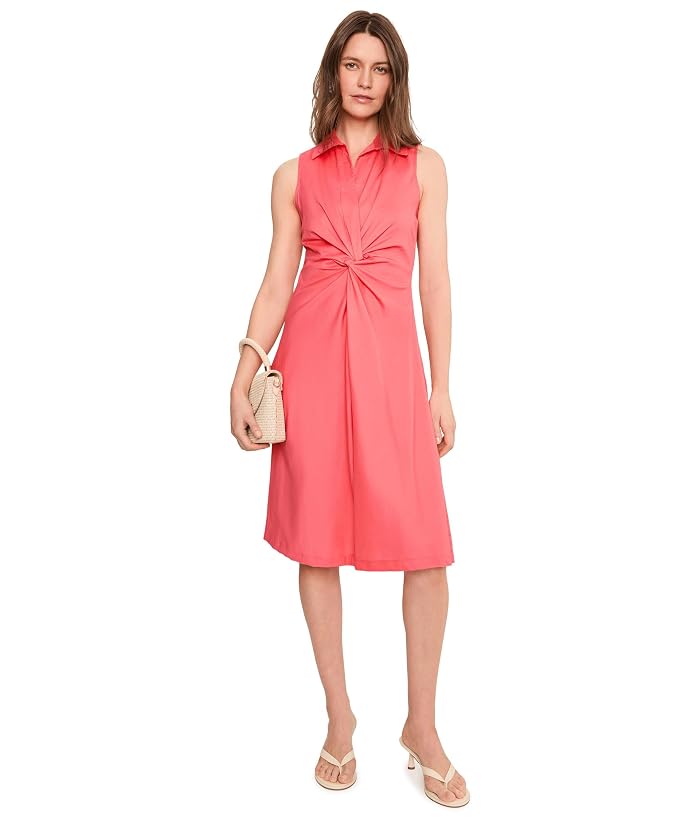 Calvin Klein Collared Twist Front Cotton Dress - Image 2