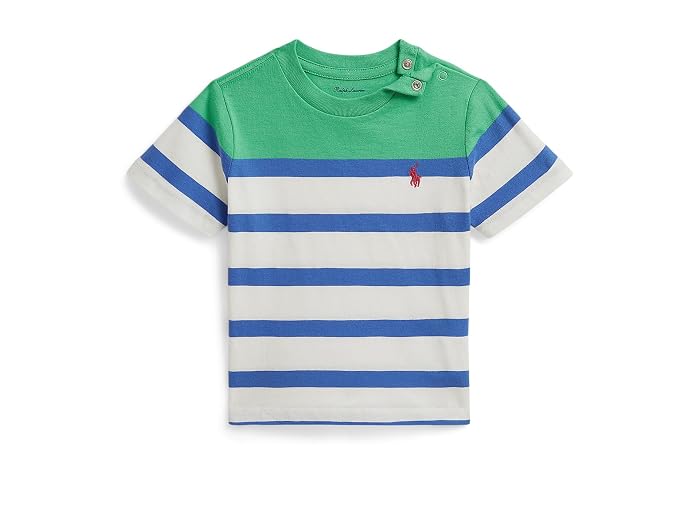 Polo Ralph Lauren Kids Striped Cotton Jersey Tee (Infant) - Image 3