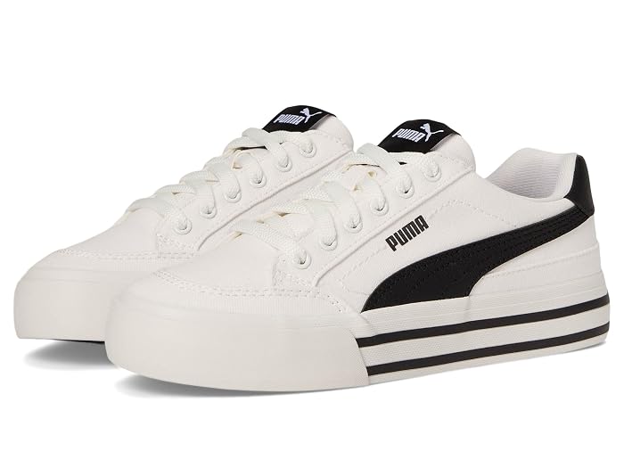 Puma Kids Court Classic Vulc Faux Suede Sneakers (Big Kid)