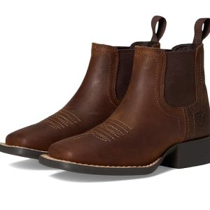 Ariat Kids Booker Chelsea Wide Square Toe Western Boots (Toddler/Little Kid/Big Kid)