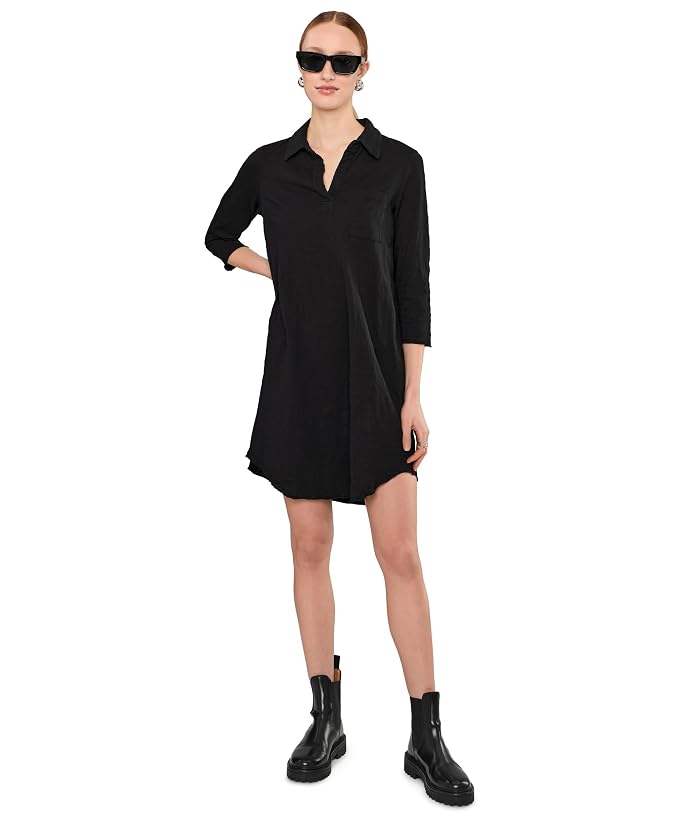 Mod-o-doc 3/4 Sleeve Johnny Collar Dress - Image 2