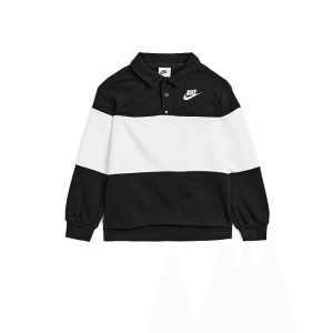 Nike Kids Futura Long Sleeve Rugby Polo (Little Kid)