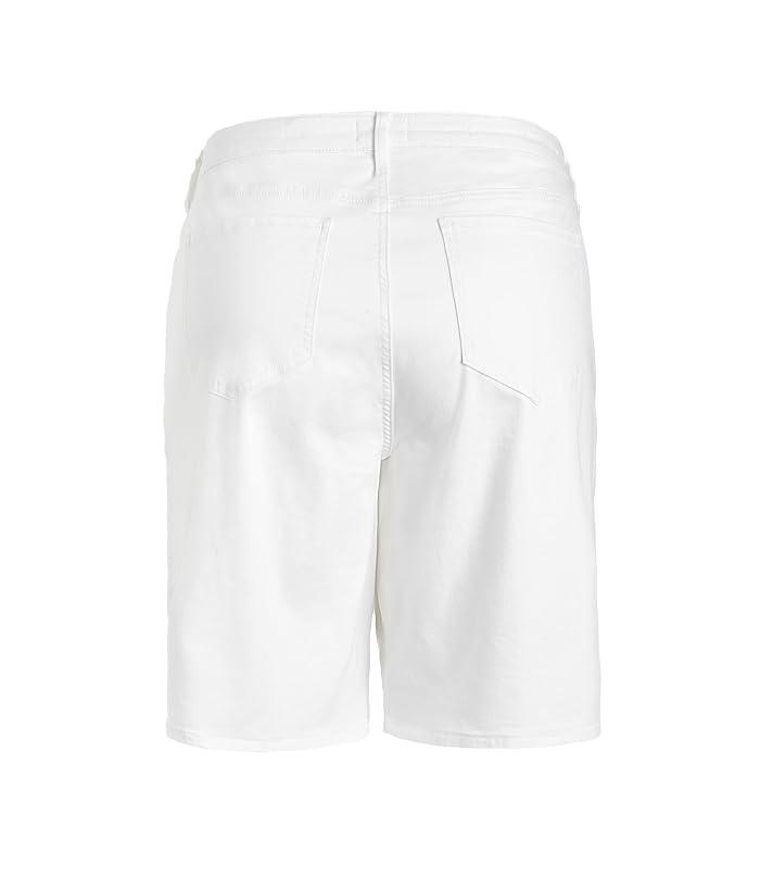 NYDJ Plus Size Lilly Shorts in Optic White - Image 2