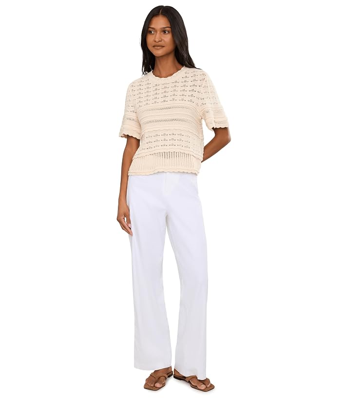 CeCe Multi Stitch Pointelle Sweater - Image 2