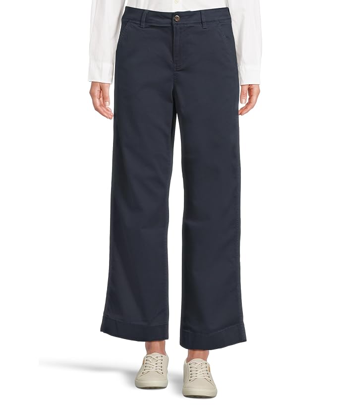 L.L.Bean Comfort Stretch Chino Mid-Rise Wide-Leg Pants