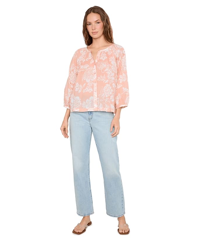 Johnny Was Michaella Peasant Blouse - Sorrento Sunshine - Image 2