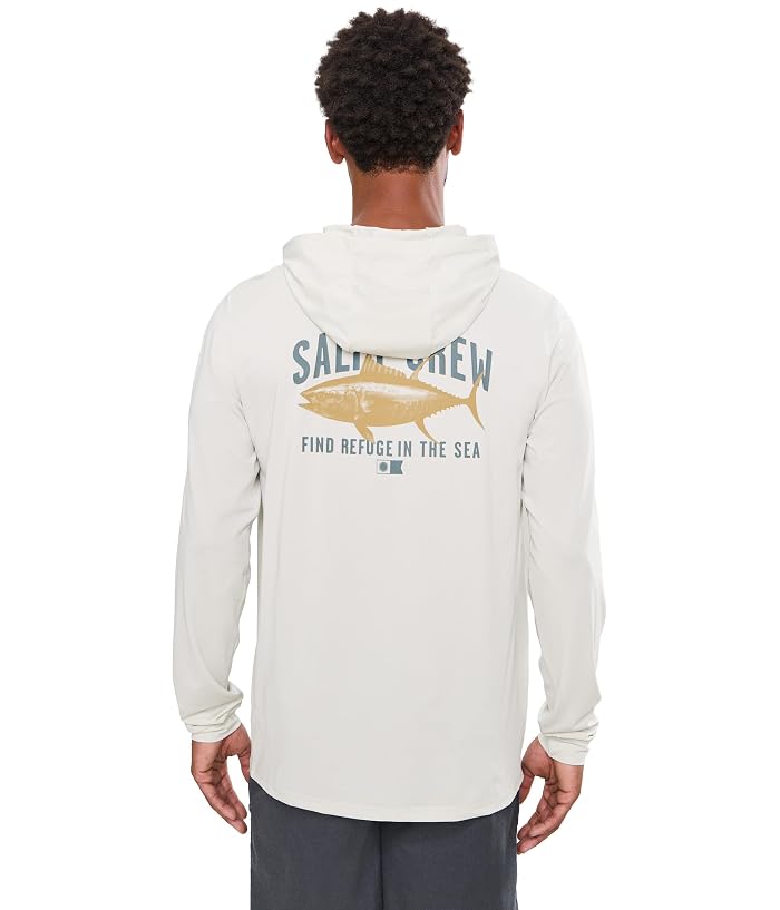 Salty Crew Bitmap Hood Sunshirt - Image 4