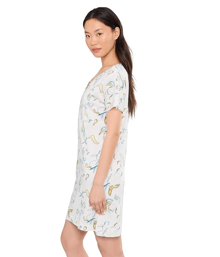 Hanro Sleep And Lounge Short Sleeve Nightgown - Image 3