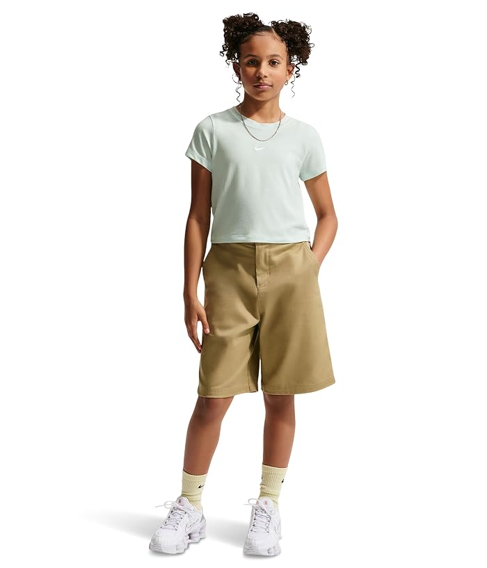 Nike Kids Sportswear Cropped T-shirt (Little Kid/Big Kid)