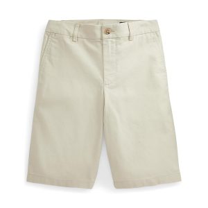 Polo Ralph Lauren Kids 20/1 Stretch Twill Flat Front Shorts (Big Kids)