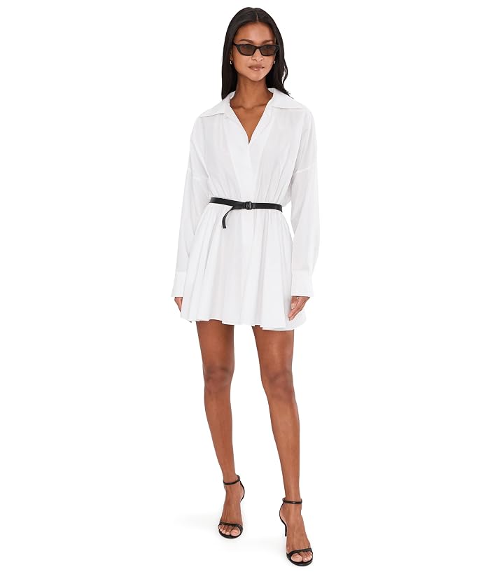 Norma Kamali Super Oversized Boyfriend NK Shirt Flared Mini Dress - Image 2