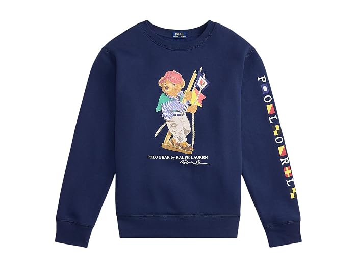 Polo Ralph Lauren Kids Polo Bear Fleece Sweatshirt (Toddler/Little Kid/Big Kid) - Image 3