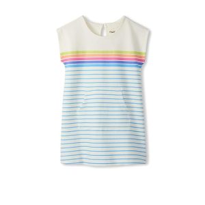 Hatley Kids Rainbow Stripe Slouchy Dress (Toddler/Little Kid/Big Kid)