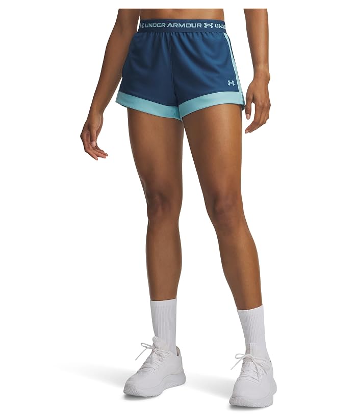 Under Armour Tech Play Up 3" Color-Block Shorts