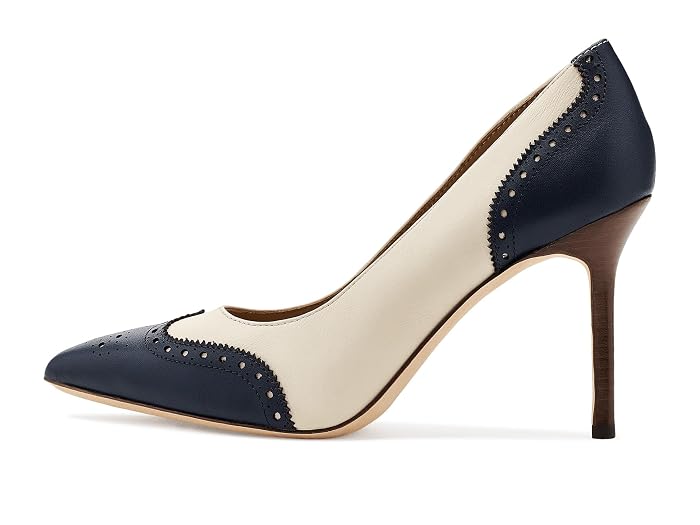Lauren Ralph Lauren Lynden Perforated Nappa Leather Pumps - Image 2