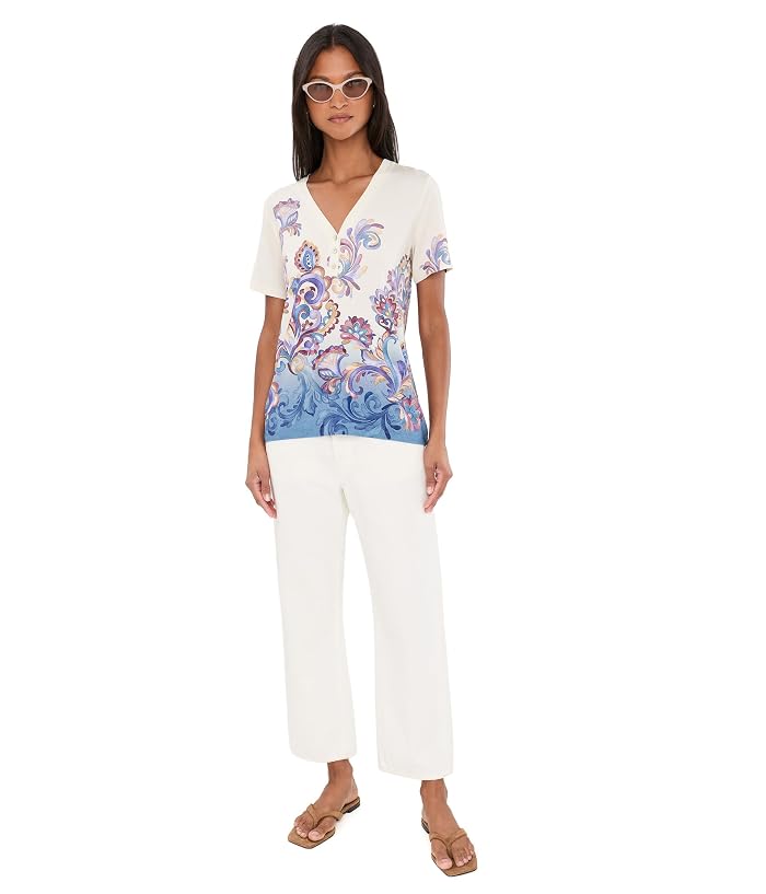 Johnny Was The Janie Favorite Button Neck Tee - Image 2