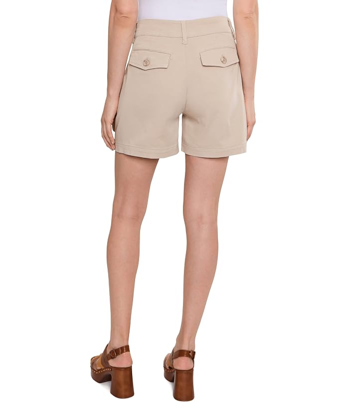 Liverpool Los Angeles 5" Mid-Rise Soft Touch Twill Pleated Trouser Shorts - Image 4