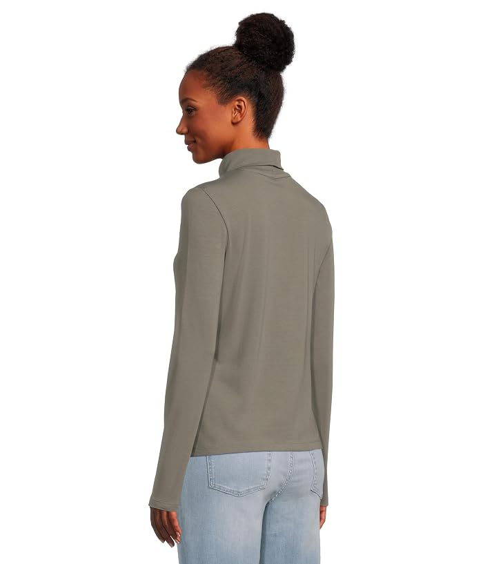 PACT Luxe Stretch Jersey Slim Turtleneck - Image 3