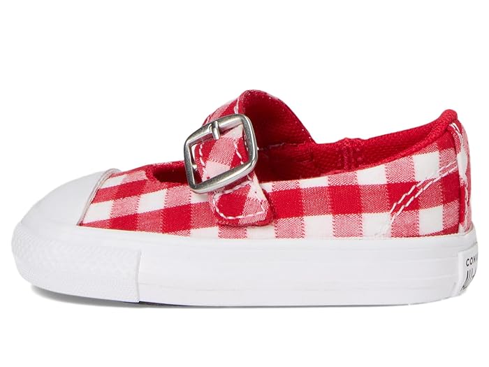Converse Kids Chuck Taylor All Star Dainty Mary Jane Checkered Easy On (Infant/Toddler) - Image 4
