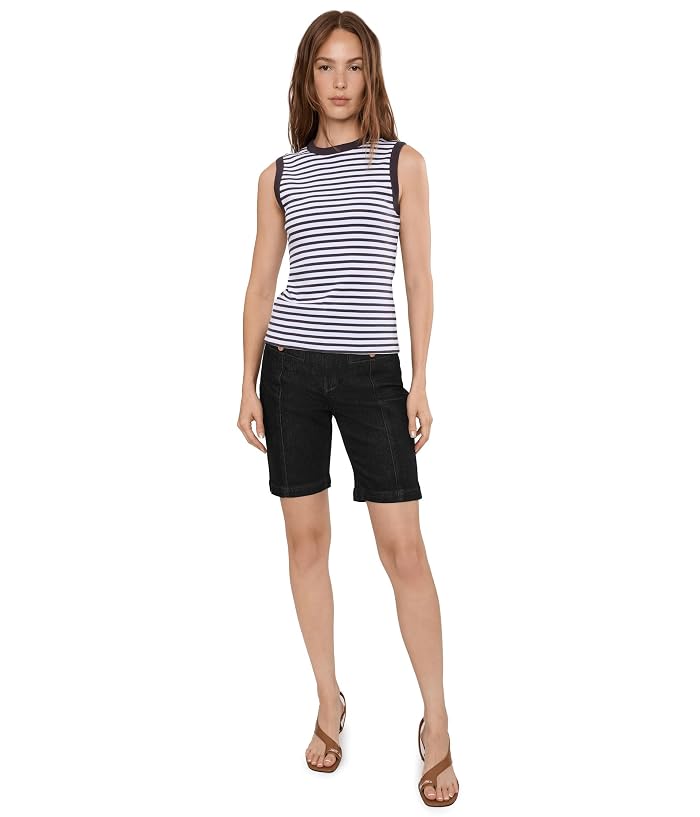 NYDJ Ella Denim Button Welt Pocket Shorts - Image 2