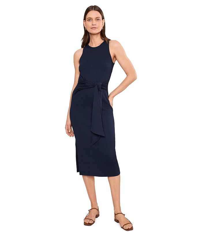Lauren Ralph Lauren Cotton-Blend Tie-Front Sleeveless Dress